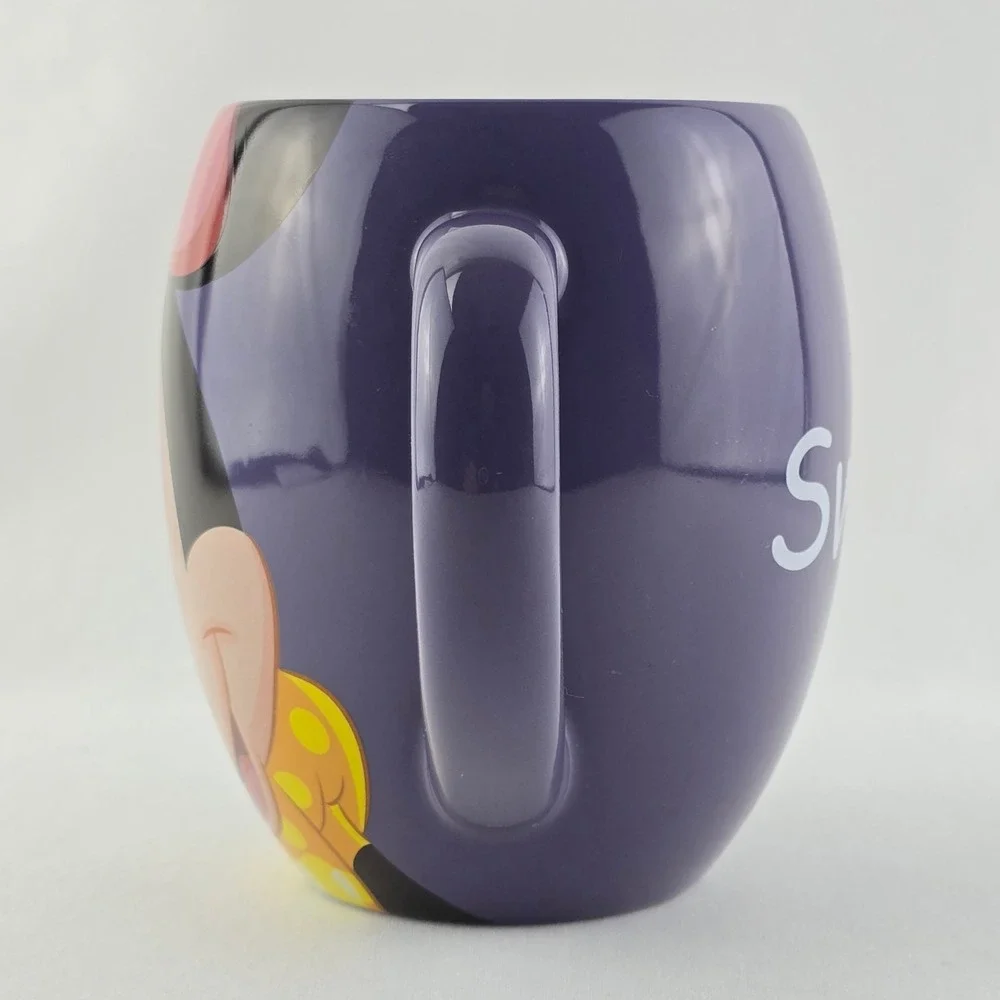 Disney Minnie Mouse Sweet Purple Ceramic Coffee Mug 16oz - Picture 4 of 8
